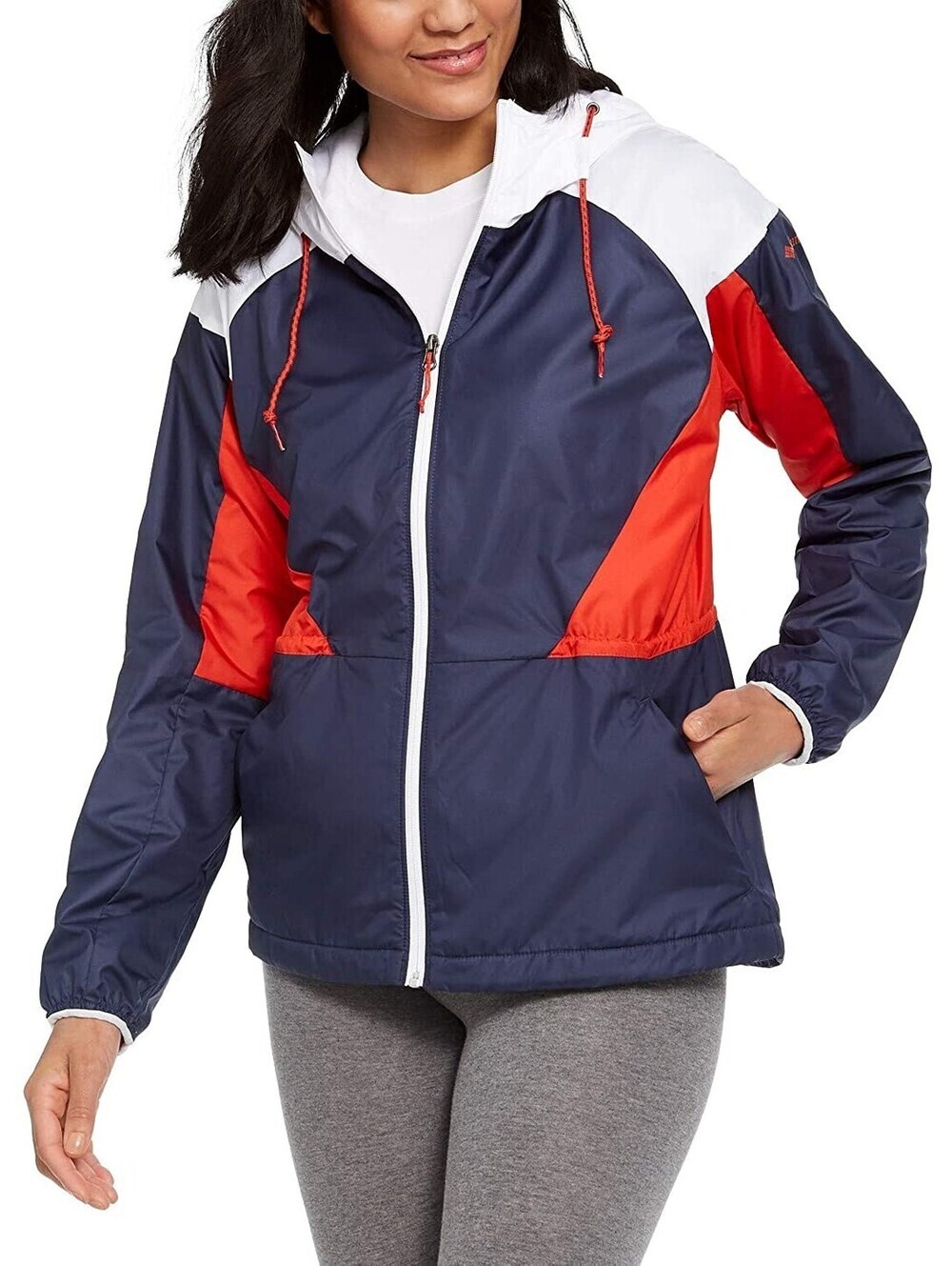 Columbia Womens Side Hill Colorblocked Hooded Jacket Size XS